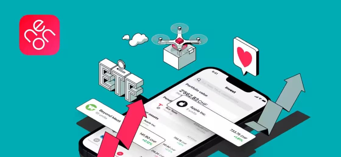 neon Invest Gutscheincode: CHF 100 Trading Credits Deal-Bild