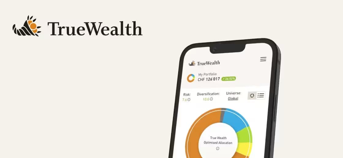 True Wealth Gutscheincode: CHF 100 Gebührengutschrift Deal-Bild