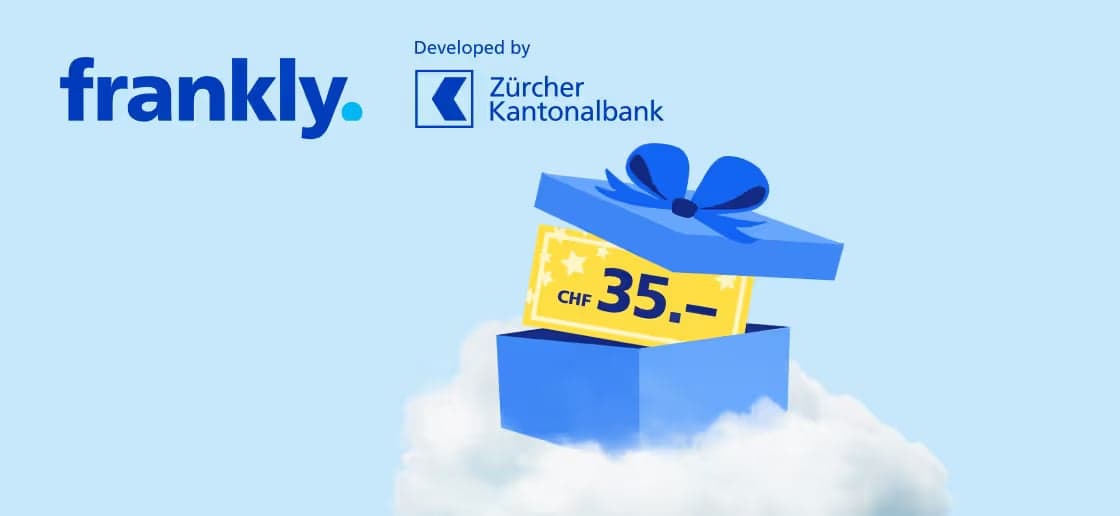 frankly (ZKB) Gutscheincode: CHF 35 Gebührengutschrift Deal-Bild